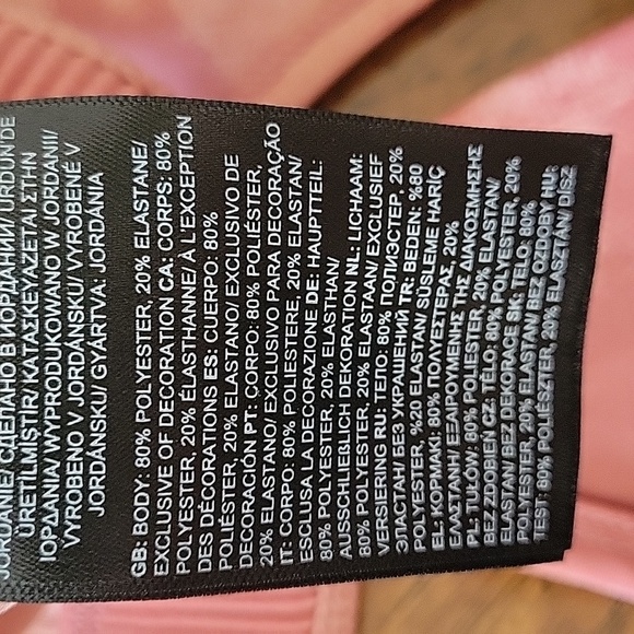 THE NORTH FACE PRINTED MIDLINE BRA, Small, Rose Dawn Retro Dye, NWT - Picture 10 of 12